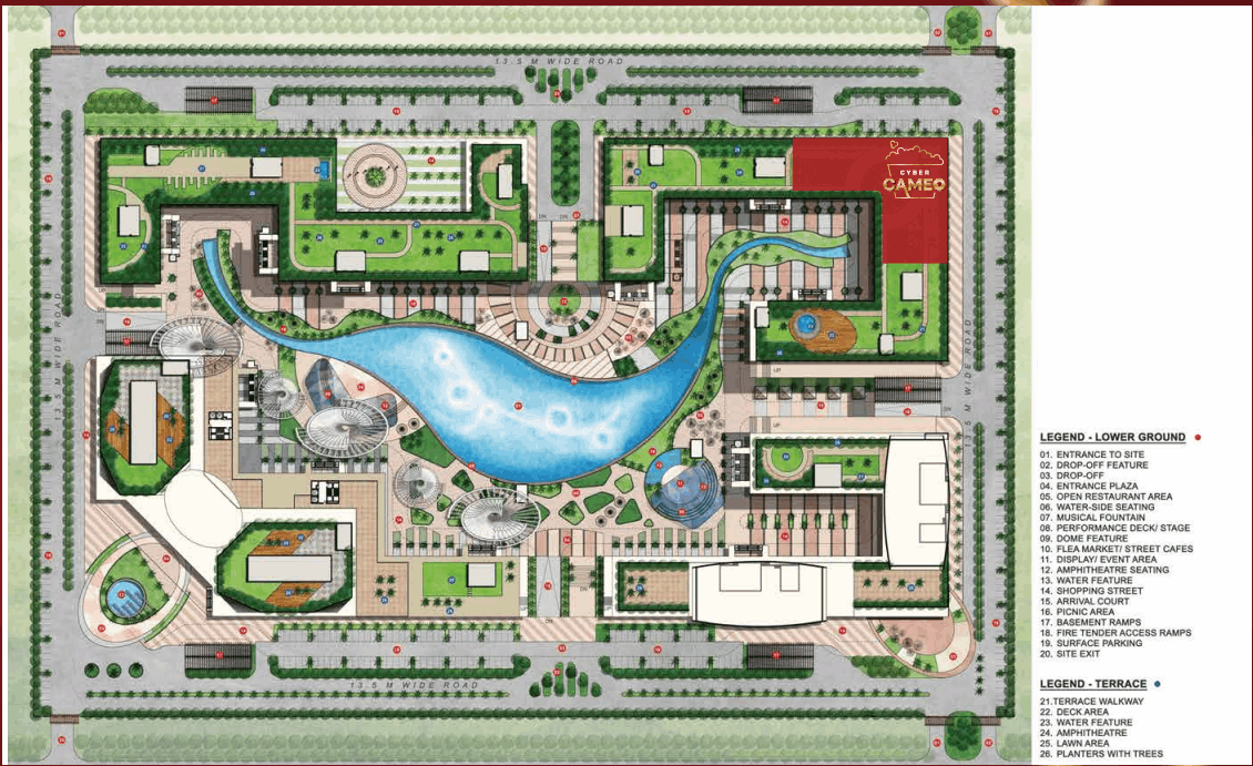 Bhutani Cyber Cameo Layout Plan