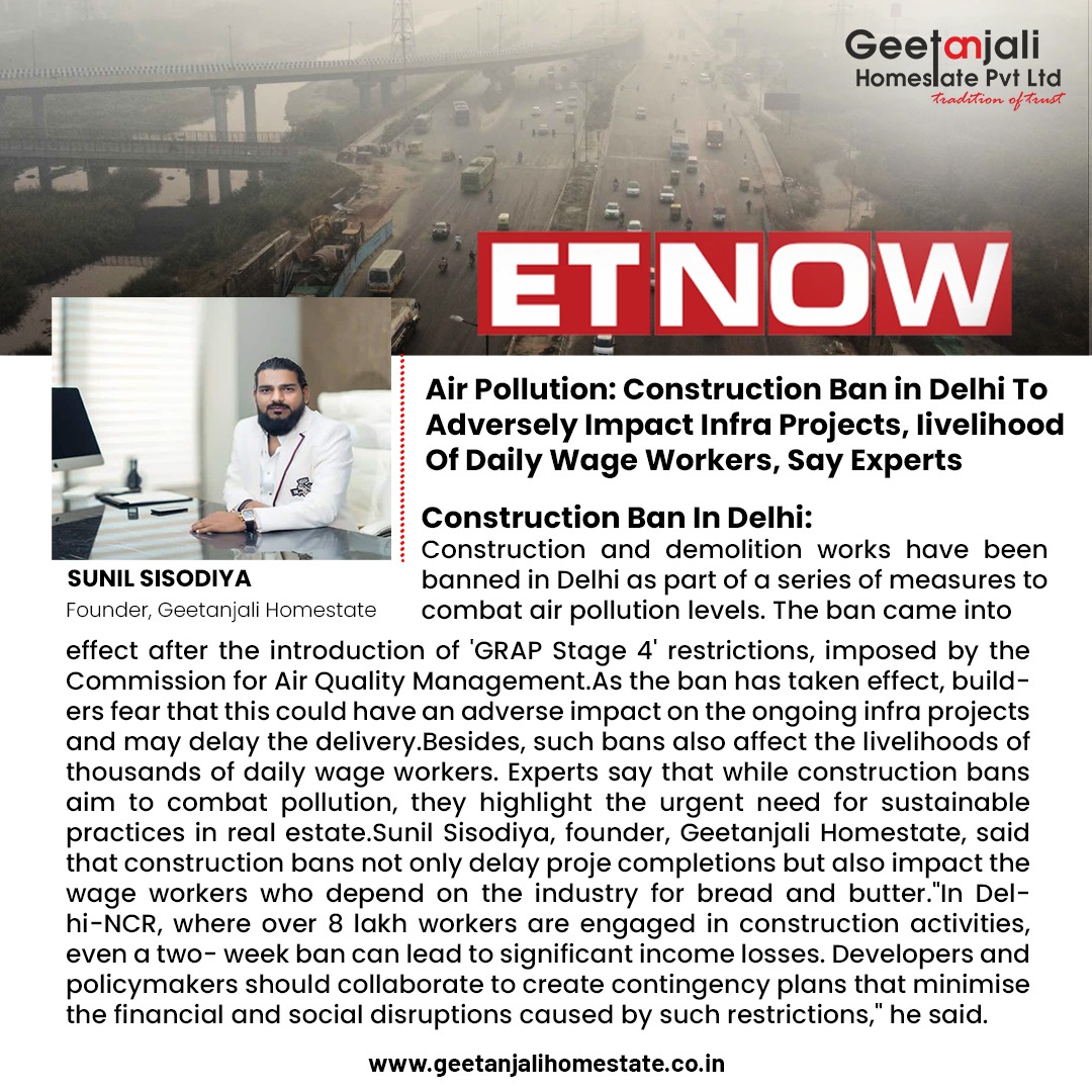 Air Pollution: Construction ban in Delhi to adversely impact infra projects, livelihood of daily wage workers, say experts